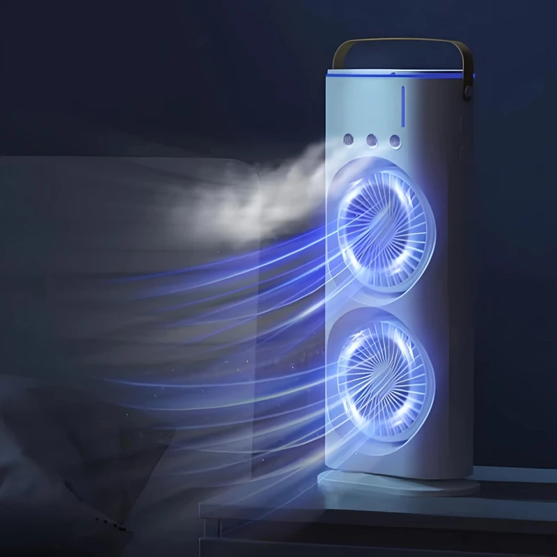 پنکه رومیزی مدل مه پاش led دار